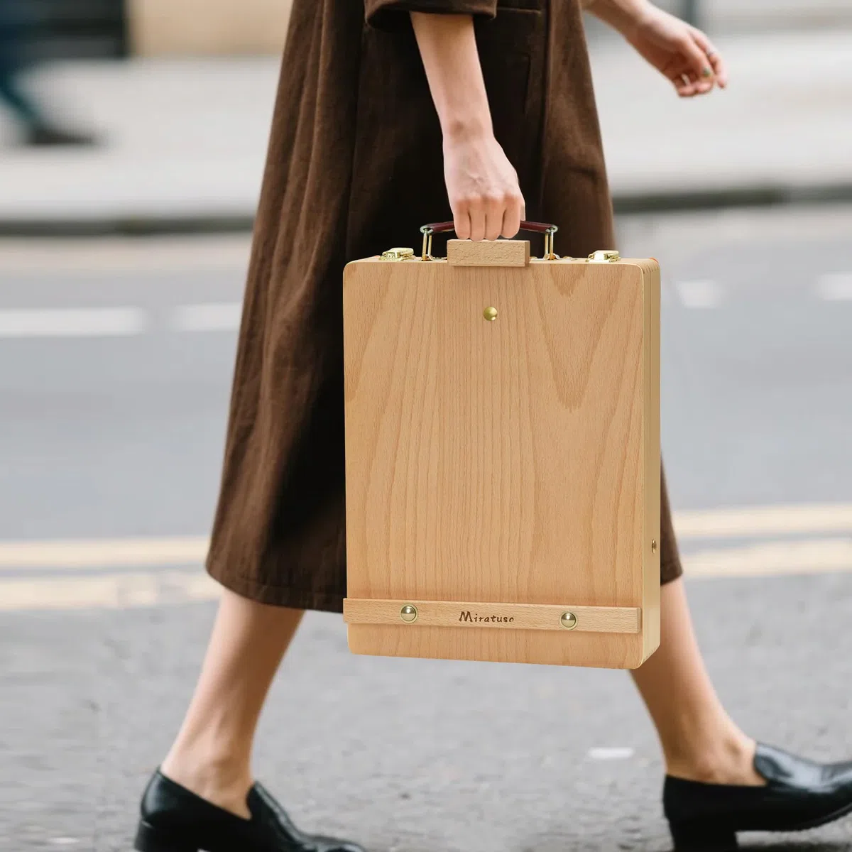 Caballete de mesa, Caja de Caballete de Mesa Portátil de Madera de Haya para Pintura, Ideal para Artistas, Estudiantes y Principiantes