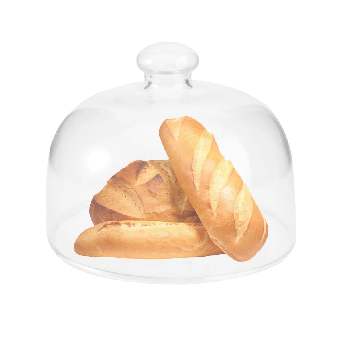 Angoily Cubierta Para Pastel Transparente De 5.11 in Con Mango Redondo Cubierta Para Guardar Pasteles Para Almacenar Tartas Ensaladas Y Otros Alimentos Práctica Para Hogar Y Cocina 1 Pieza