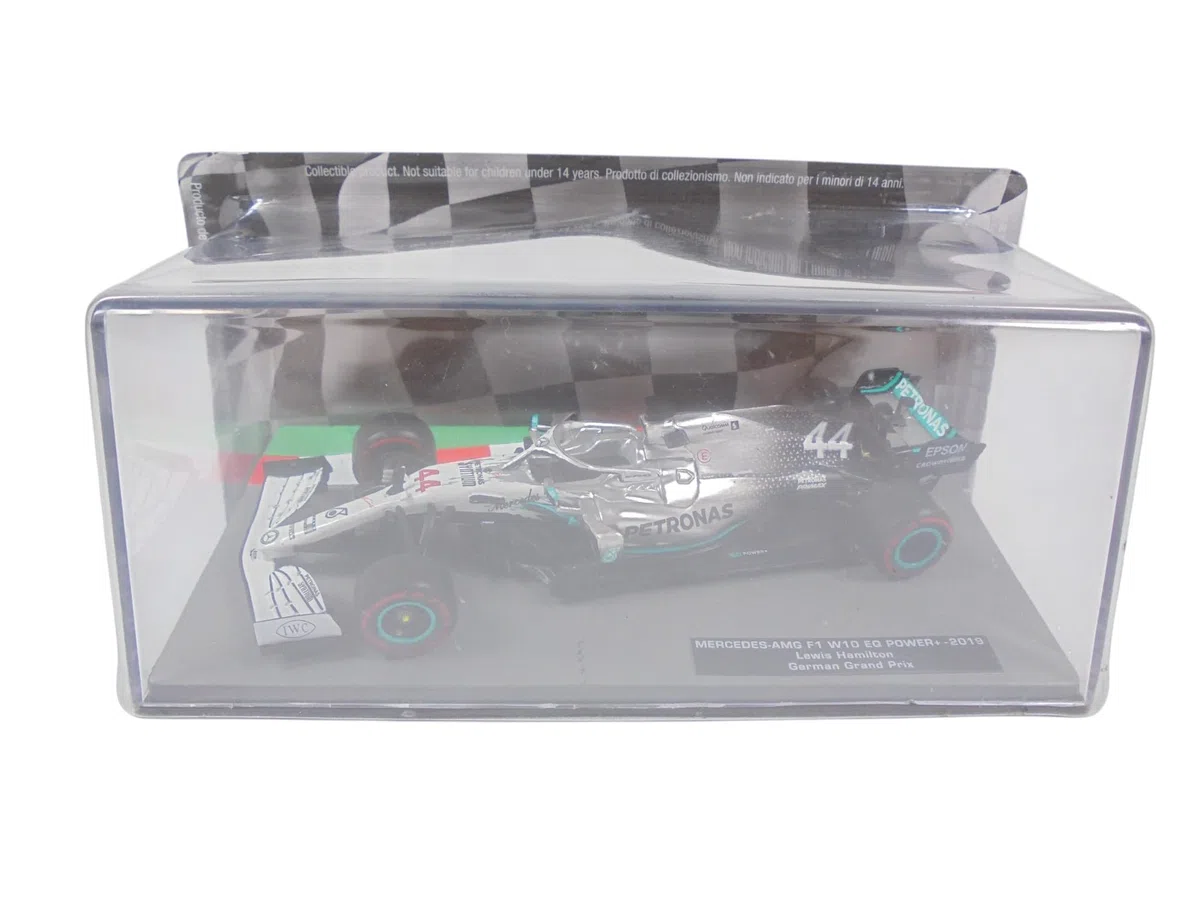OPO 10 - Coche de Fórmula 1 a Escala 1:43 Compatible con Mercedes-MG F1 W10 EQ Power 2019 Lewis Hamilton GP de Alemania - FD1000
