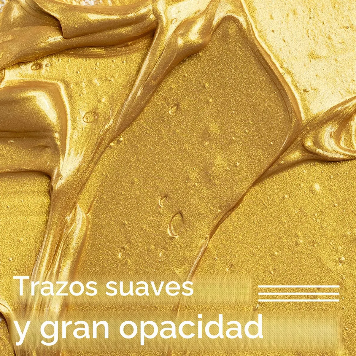 MEEDEN Pintura Acrílica Dorada Metálica: 1 Litro, Acabado Brillante de Cuerpo Pesado, Pinturas Artísticas para Pintura Artesanal de Madera