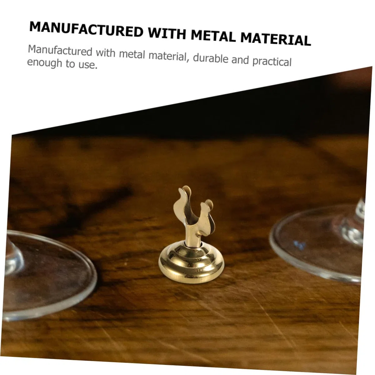 GALPADA Soportes Mini U Inoxidable Para Números De Mesa Clips Para Notas Y Cartas Elegantes Para Fiestas Y Restaurantes 3 Piezas X 7
