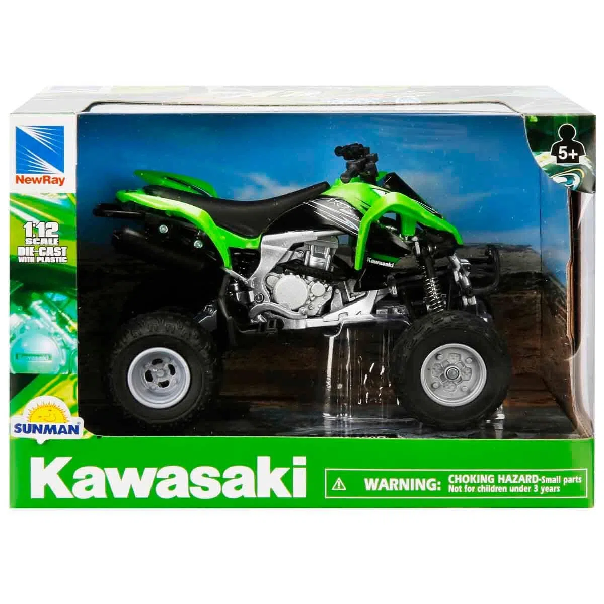 Newray 57503 - ATV TRX-450R, escala 1:12, colores surtidos