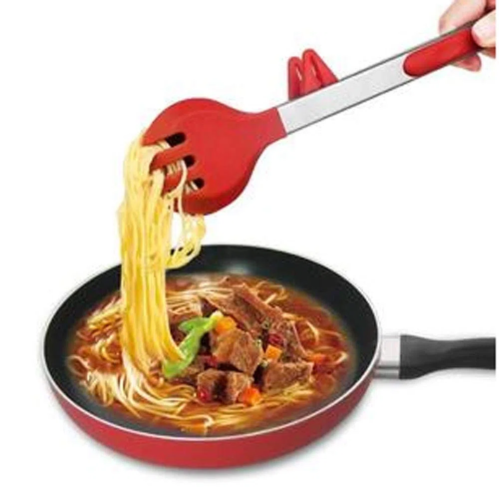 Pinzas for cocinar, pinzas for alimentos de cocina, pinzas for cocinar de silicona, herramientas de cocina, pinzas for alimentos, pinzas for espátula, pinzas for cocinar, utensilios de cocina (tamaño: