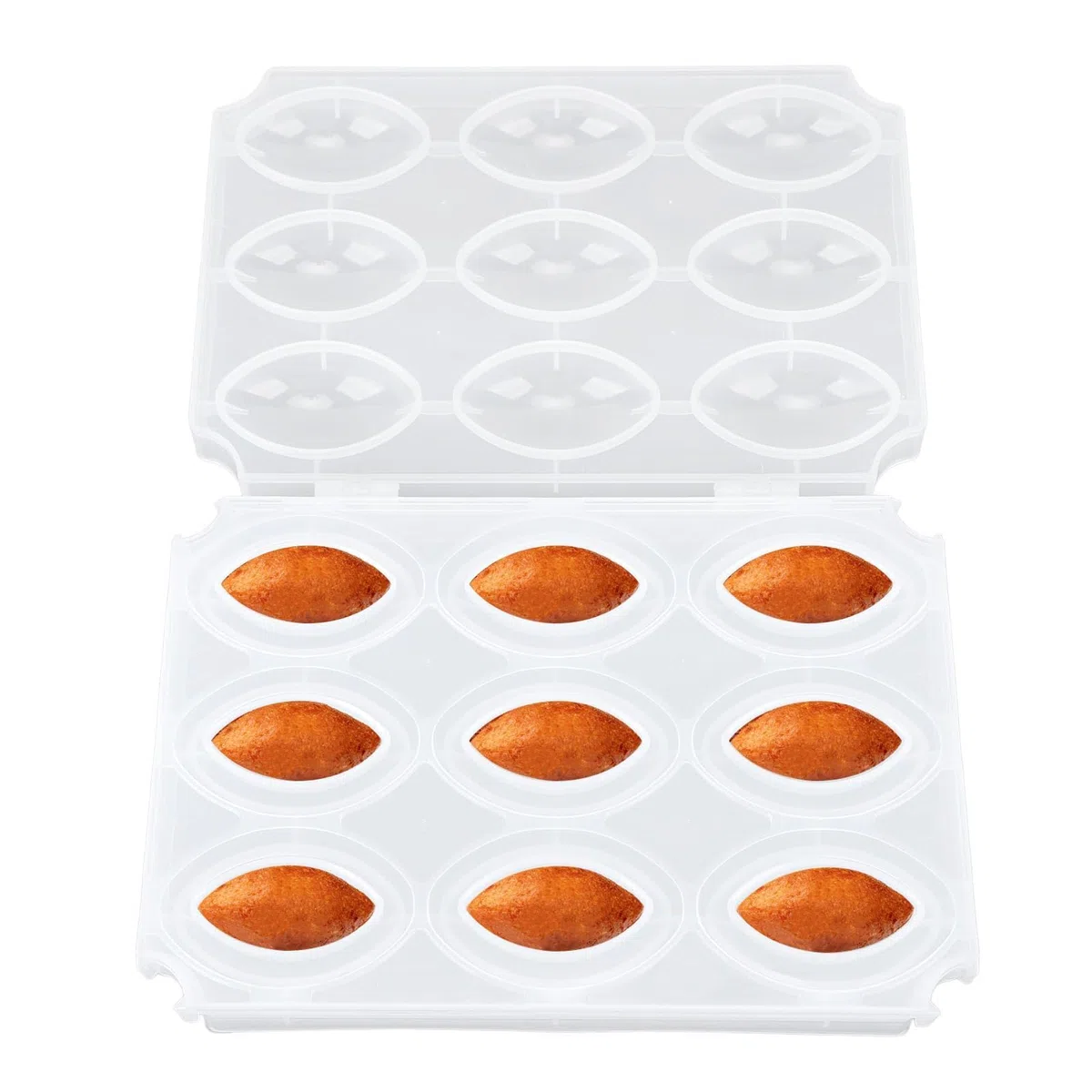 Molde para Hacer Kibbeh y Albóndigas, 9 Compartimentos, Prensa Manual de Carne Transparente para Cocina