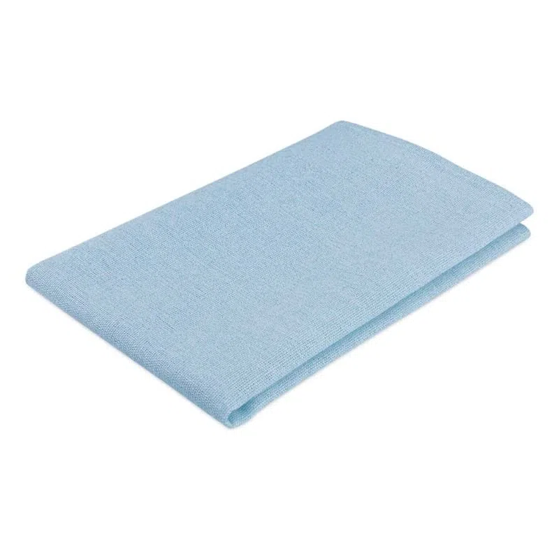 Servilletas de tela azul claro, 100 unidades, 40 x 40 cm, algodón