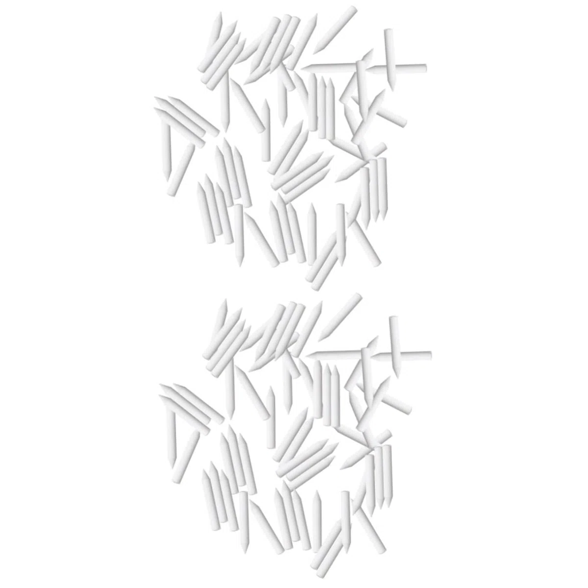 Juego De 120 Soportes Refractarios Para Hornos, Postes, Pasadores Y Zancos Para Hornos, Clavos Para Zancos De Cerámica, Clavos Para Cerámica, Pasadores De Cerámica Para Hornos,