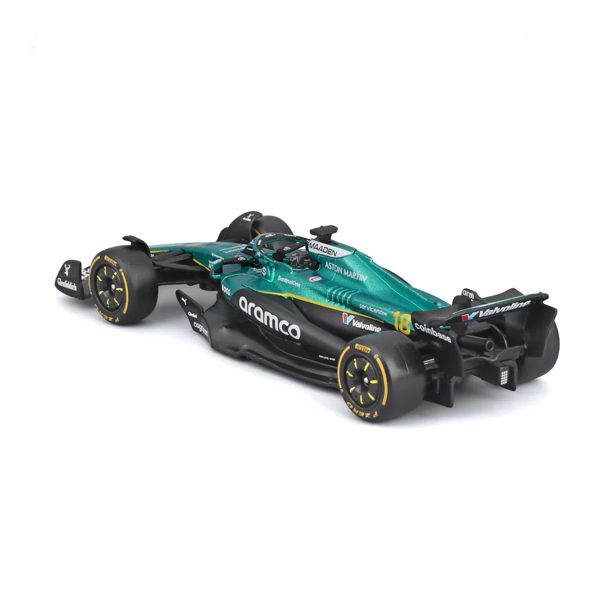 Bburago F1 Aston Martin AMR25#18 Stroll Australia GP (2025) – Modelo de Coche de Fórmula 1 Escala 1:43, Fiel Coche Coleccionable con Coche de Juguete, a Partir de 14 años (18-38251S)