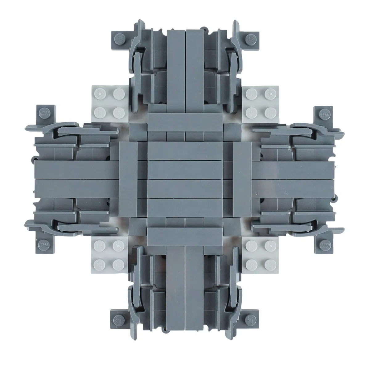 LEGO®Cruce de Vías ferroviarias ferrocarril