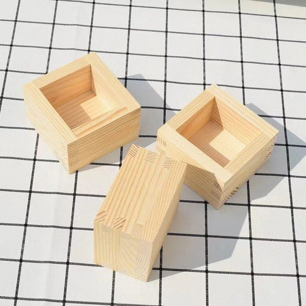 Taza De Madera De Sake, Caja De Madera, Juego De Vino, Tazas De Sake De Madera Hinoki, Suministros De Cultura De Sake Tradicional Japonés Masu