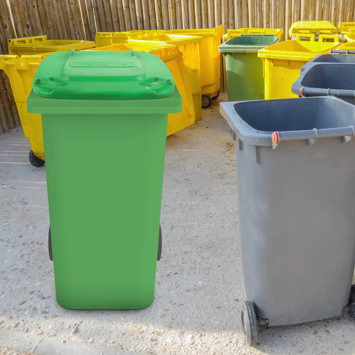Baluue tapa de bote de basura plástico cubretodo Tapadera de plástico contenedor de basura en la acera gestión de tapa para bote de basura tapa para papelera espesar Accesorios protector