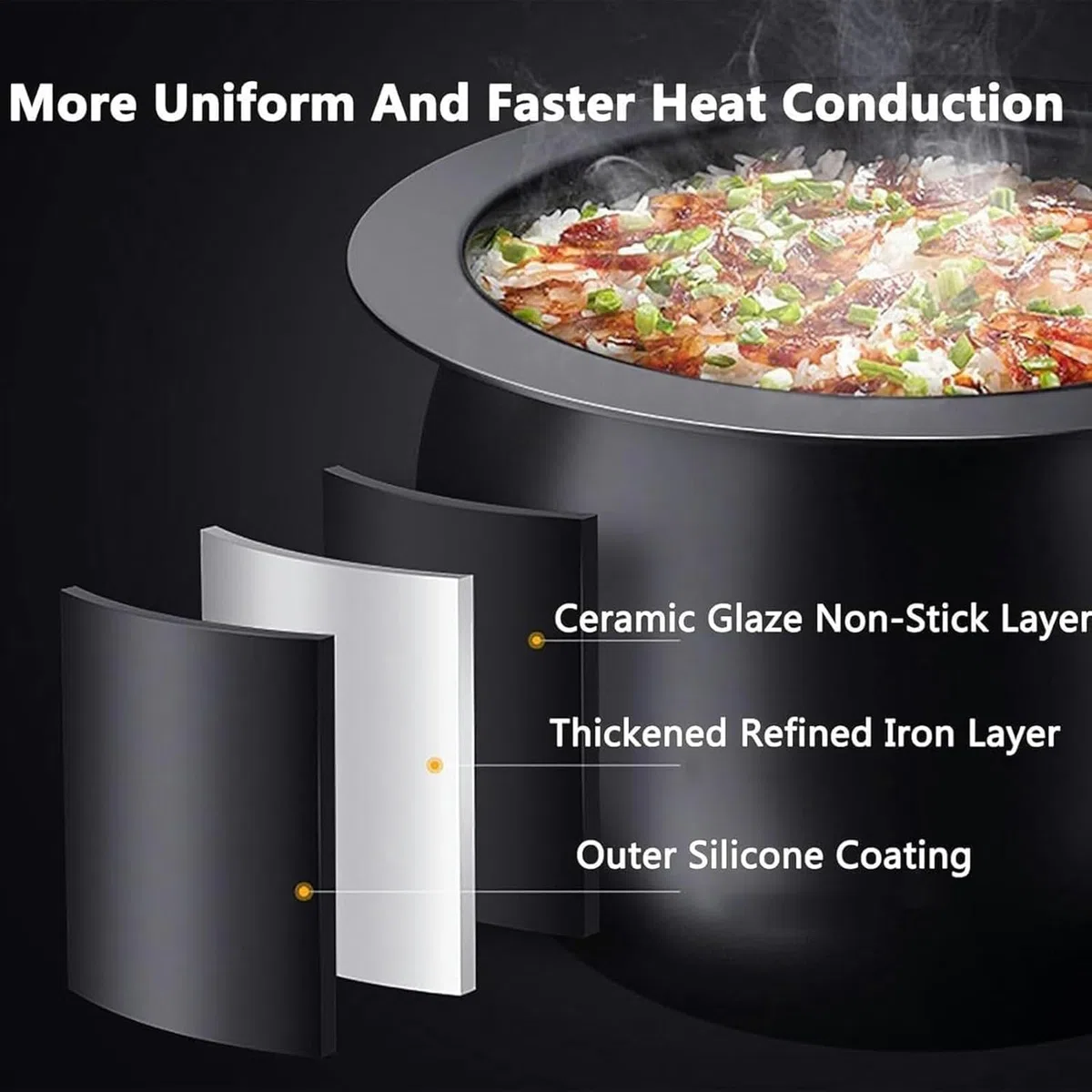 Robot de Cocina Inteligente Thermomixer Eléctrico, Máquina de Cocina Automática de 1500W con Pantalla Táctil WiFi de 7 Pulgadas, Cuenco de Mezcla de 2L y Vaporizador de 3L