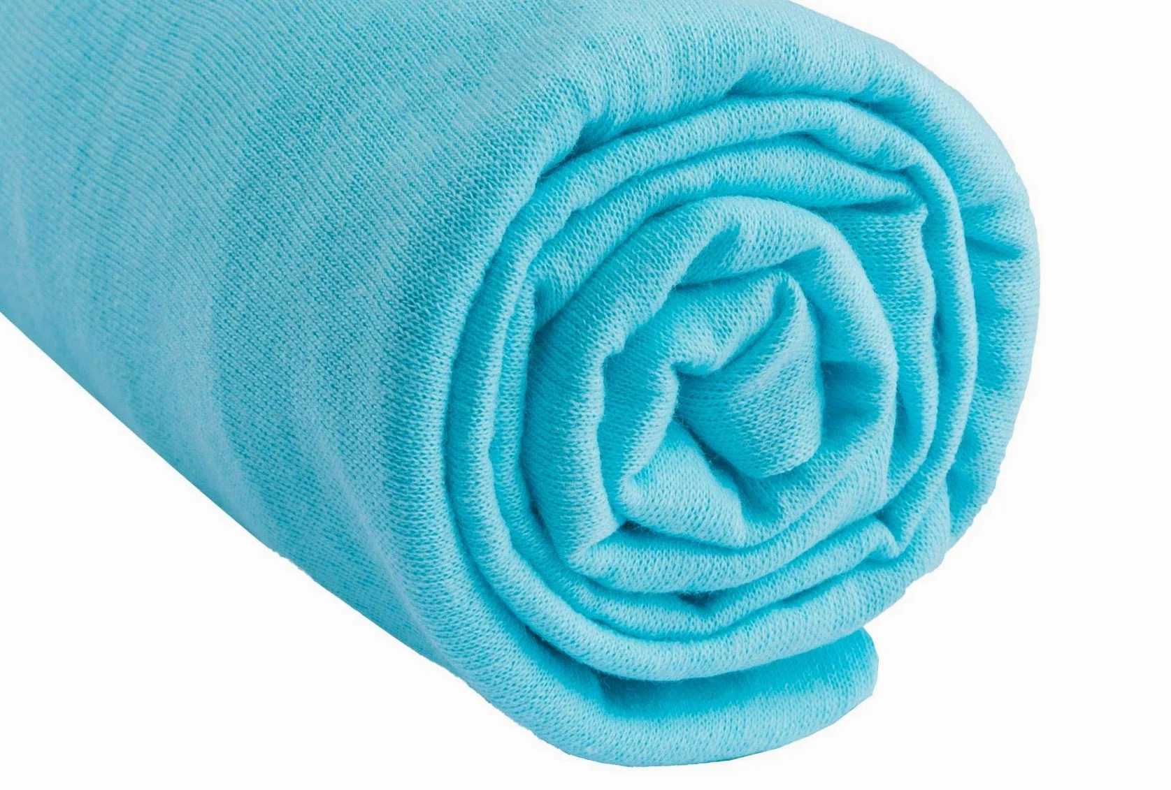 Easy Dort - Juego de 3 sábanas (70 x 140 cm), diseño de cama infantil, algodón, jersey de algodón y anís blanco turquesa | elástico transpirable | Sueño saludable | Oeko-Tex | Fabricado en la Unión