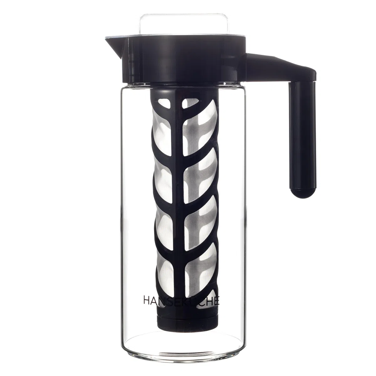 Hanseküche Cafetera de cristal de 1,2 L, con filtro mejorado, edición 2024