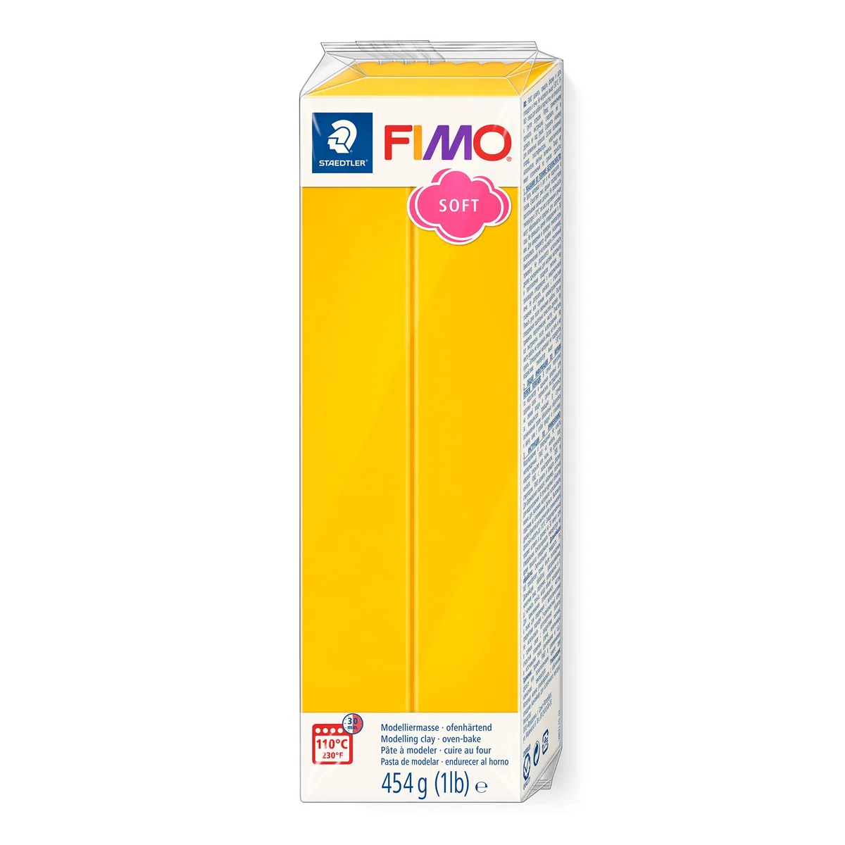 STAEDTLER-8021-16 ST Pasta de modelar de endurecimiento al horno, Color amarillo sol, (8021-16)