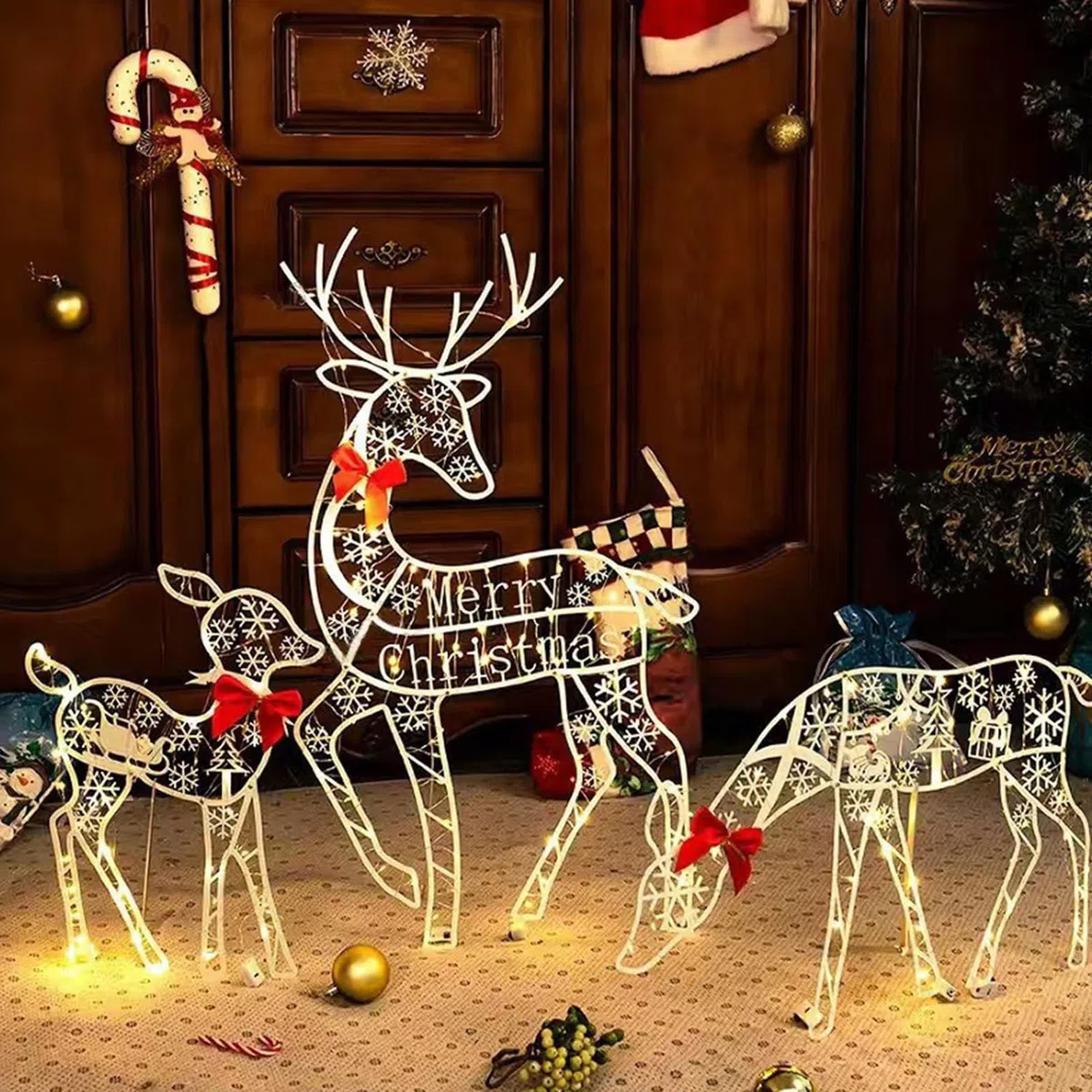 Navideños de Exterior Decoraciones De Jardín para | Decorativo Para Jardín Para Propietarios Vecindario Porche Patio Entrada Y Actividad Familiar