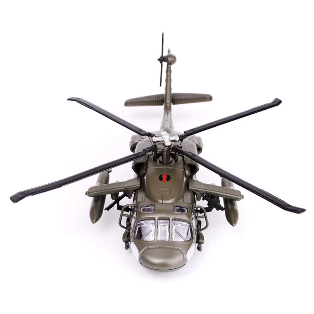 1/64 escala Black Hawk Helicopter Modelo Airplane, Diecast Military Helicopter, adecuado para los amantes militares para coleccionar y regalar