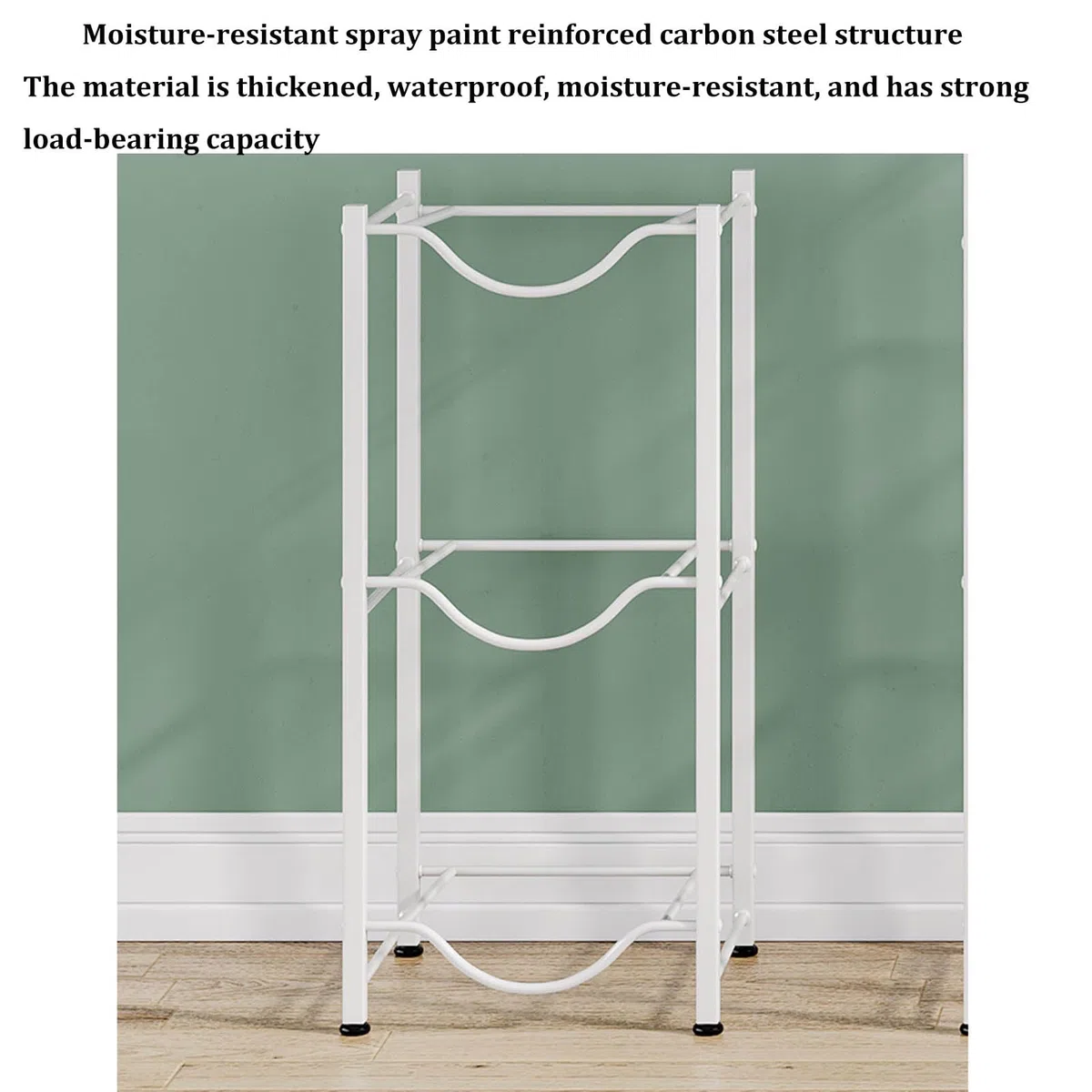 Heavy Du 5 N - Estante para botellas de agua, apilable, soporte para enfriador de doble fila, soporte dispensador de agua