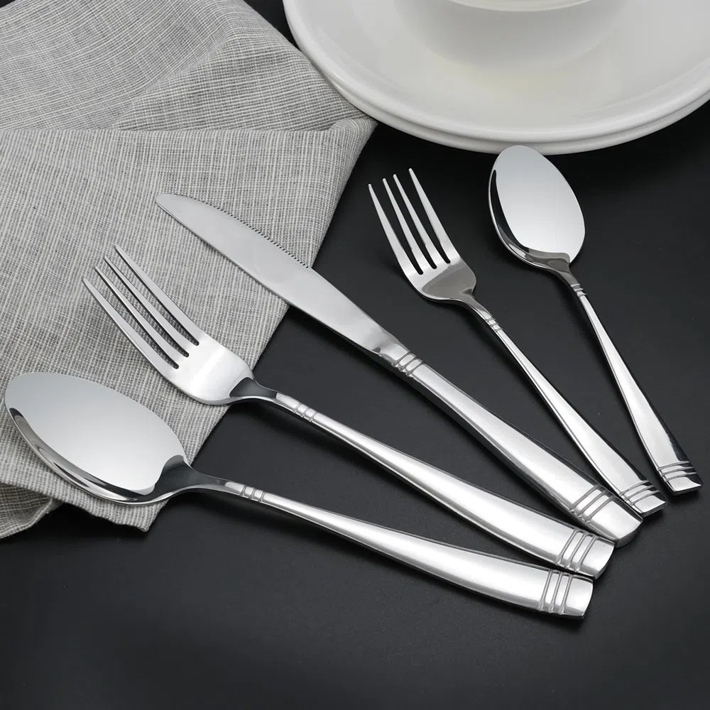 obston 80-piece cubiertes Set Acero Inoxidable, servicio para 16