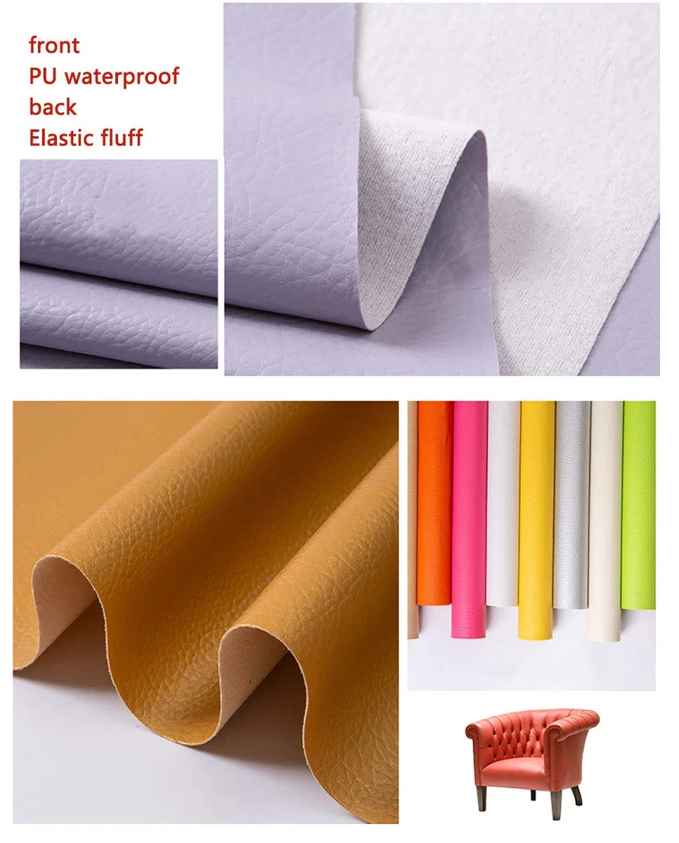 Tela de piel sintética, tela de tapicería de piel sintética para confección de vestidos, tela elástica de piel sintética, material de poliuretano para tapicería, material de coche de piel sintética