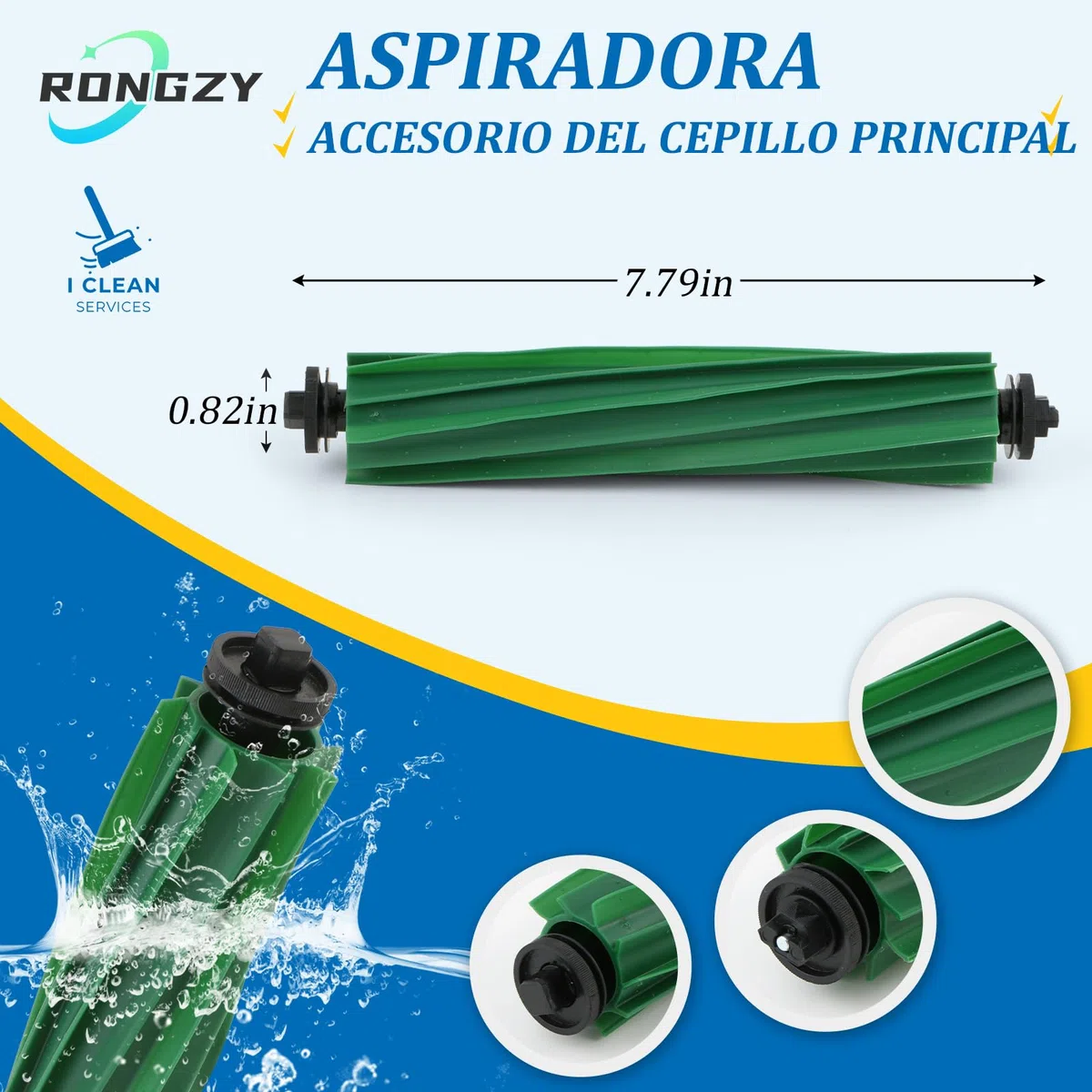 para iRobot Roomba Plus 405/505 Combo Repuesto Accesorios con 1 Cepillo de goma,6 Cepillo Lateral,4 Bolsas Polvo,4 Filtro Hepa,4 Paños Fregado 1 cepillo de limpieza Accessory