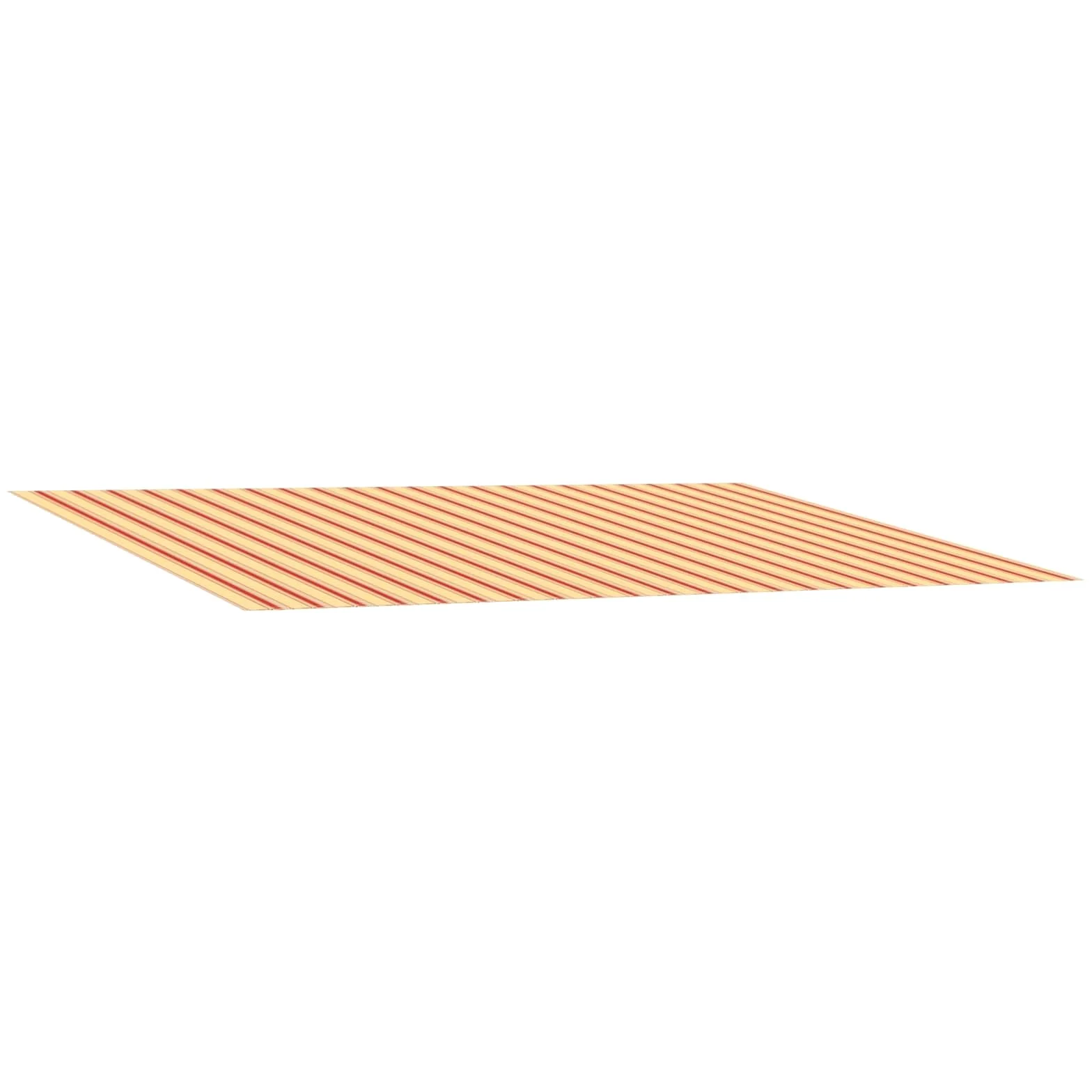 Lona de repuesto para toldo, multicolor, 450 x 300 cm | Poliéster con revestimiento Pu, impermeable, fácil de limpiar, uso al aire libre