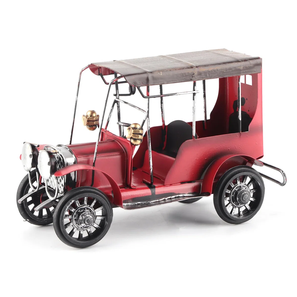 Antiguo Modelo de Coche Antiguo, Decoración de Escritorio Artesanal, Arte de Coche Clásico en Miniatura, Amigos/Familiares
