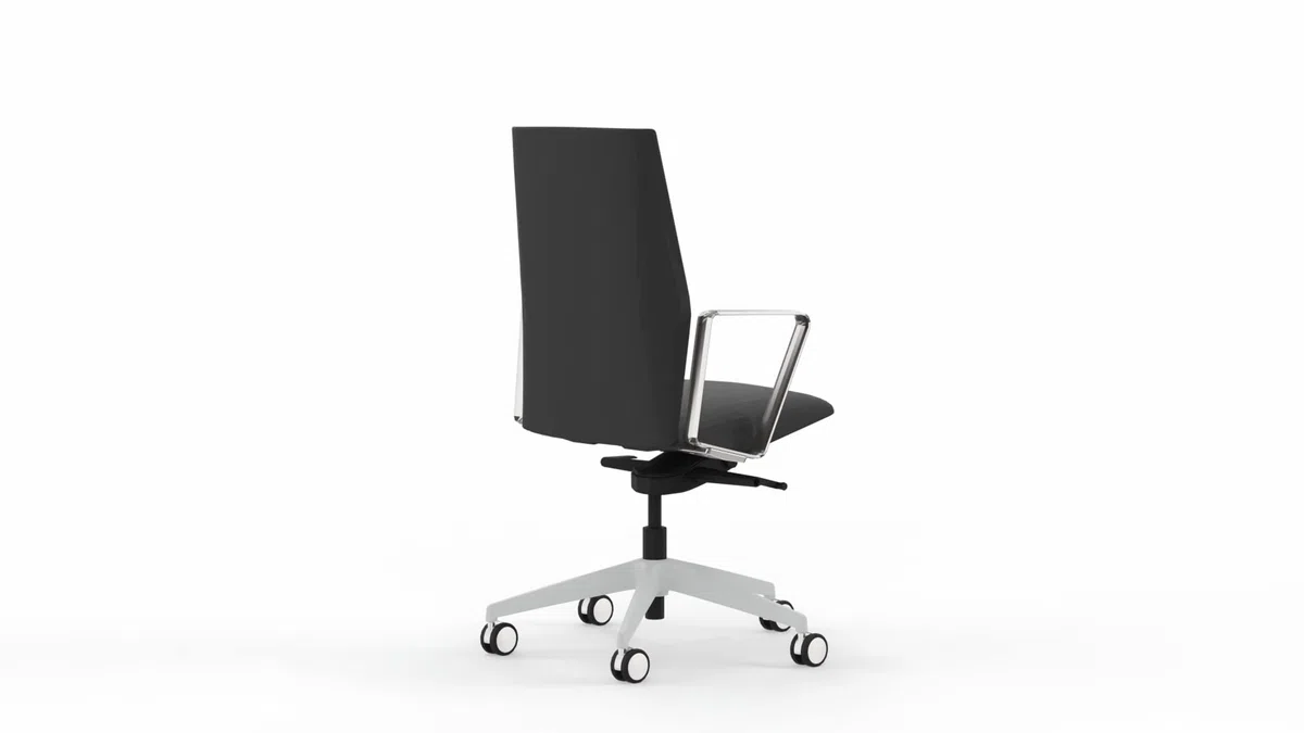 Sillón de Oficina de diseño Top Gama Profesional Allure Color Negro Silla Profesional de Escritorio