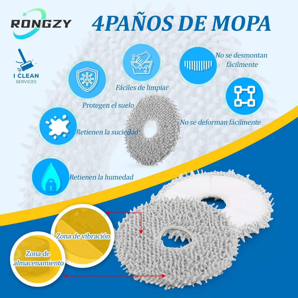 para iRobot Roomba Plus 405/505 Combo Repuesto Accesorios con 1 Cepillo de goma,6 Cepillo Lateral,4 Bolsas Polvo,4 Filtro Hepa,4 Paños Fregado 1 cepillo de limpieza Accessory