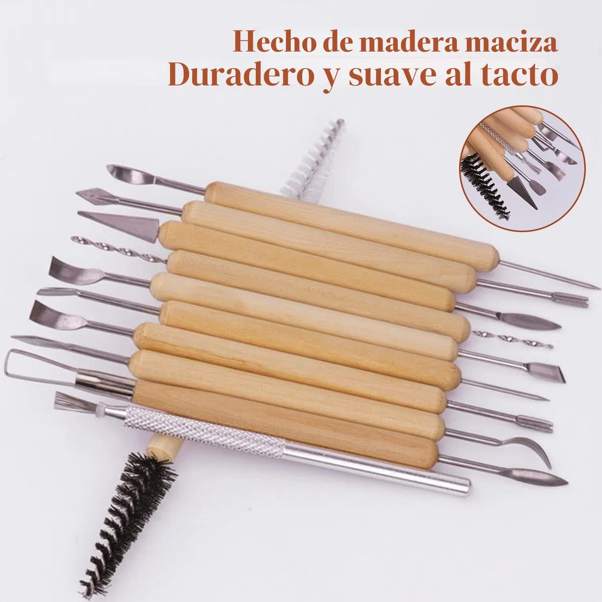 Ceramica herramientas,62 Pcs Herramientas Arcilla,Herramientas Modelado,Polymer Clay Herramientas de Cerámica para DIY Cerámica Manualidades Principiantes Profesional Regalos
