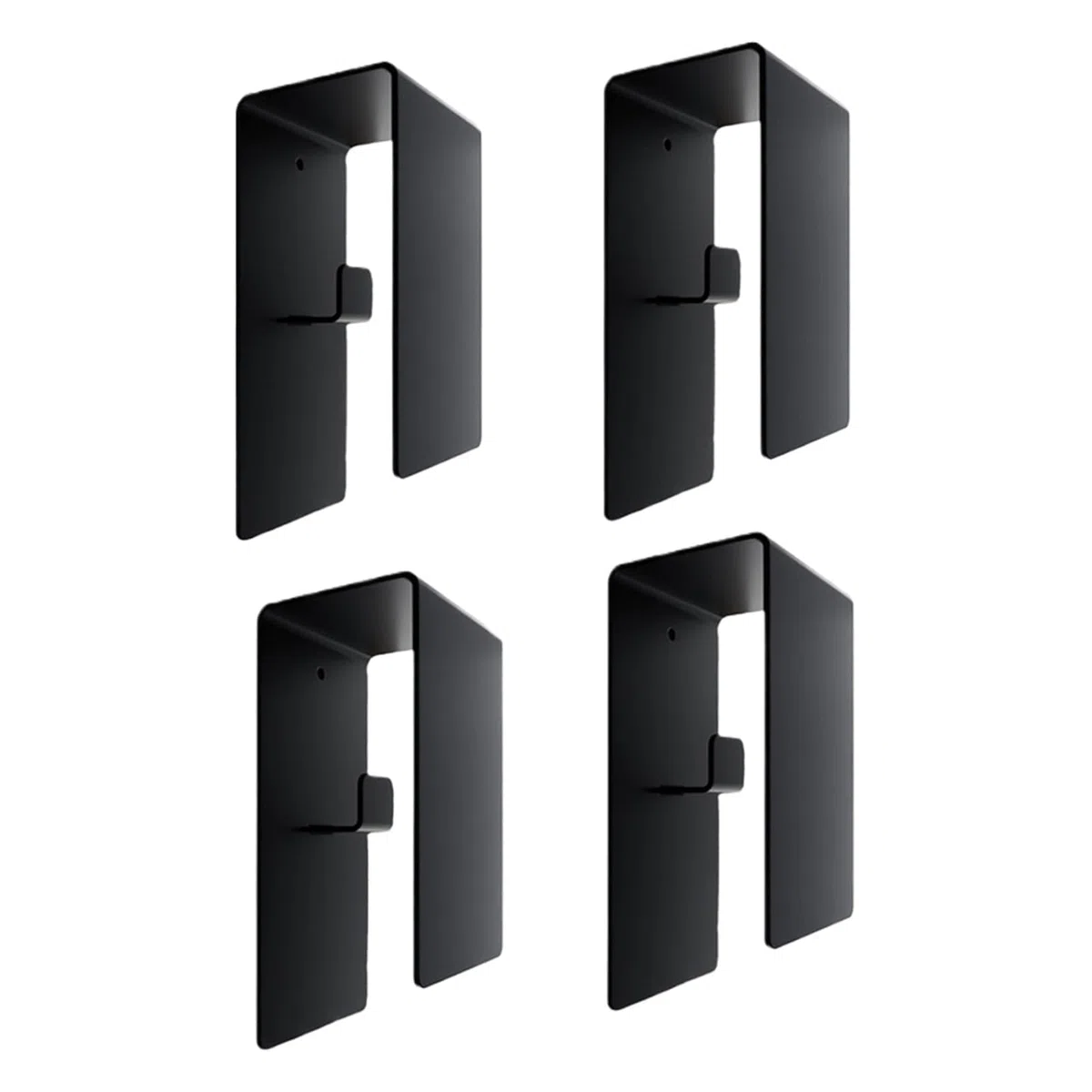 Ganchos de baño de Acero Inoxidable sin Necesidad de taladrar - Toallero de Pared para Batas, esponjas, gasas, Abrigos y Llaves. Ideal para Apartamentos, residencias estudiantiles,