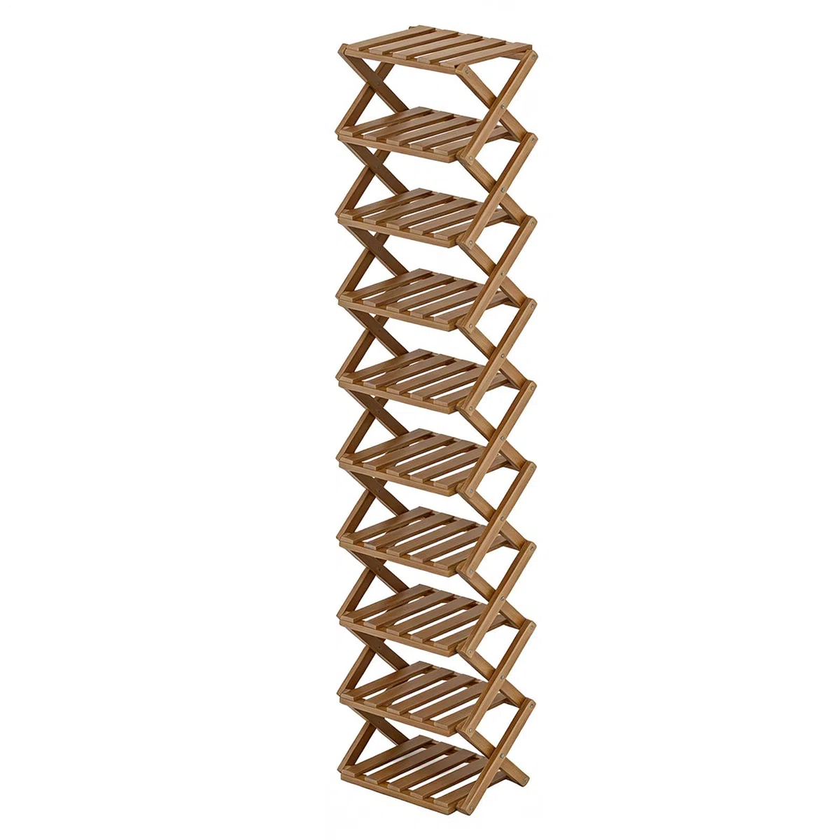 Organizador de almacenamiento de zapatos resistente con 10 compartimentos para el hogar, apartamento, pasillo, dormitorio, ideal para tenis, botas, tacones altos y pantuflas