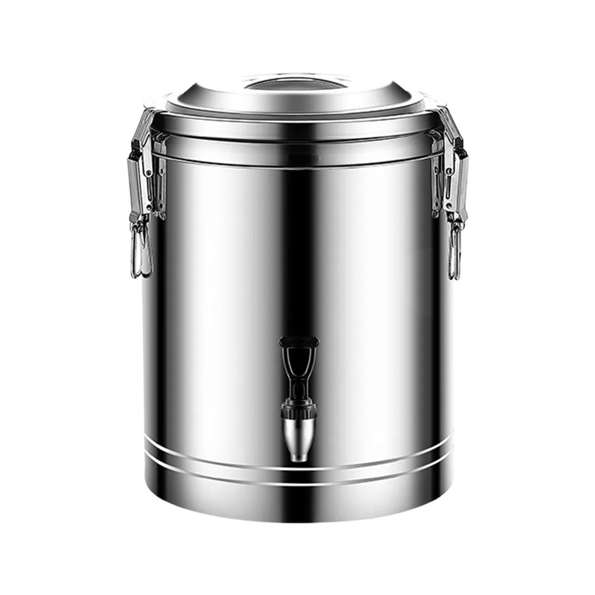 Dispensador Gran Acero Inoxidable Alimenticio | Cubo Dispensador De Agua Para Bebidas Heladas para Café, Té, , Frío y Caliente, Hogar, Cafetería, Restaurante