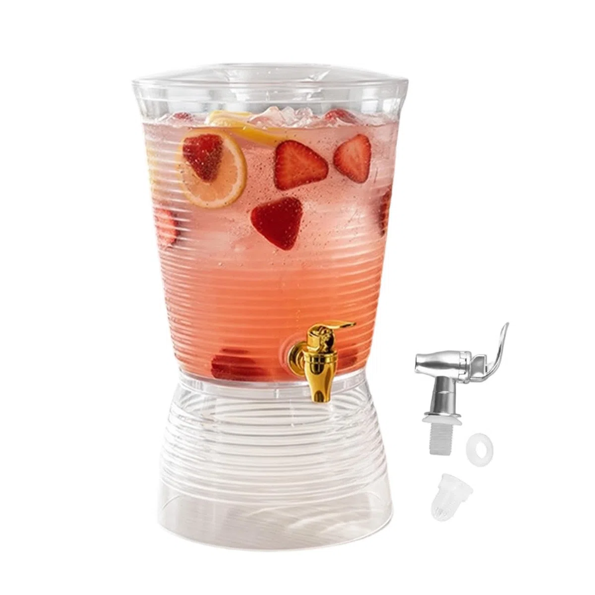 Dispensador de Bebidas Jarra de 6L para Refrescos | Dispensador de Limonada con Grifo para , Bodas, Reuniones, Oficina, Restaurante, Cafetería, Cumpleaños, Barbacoa