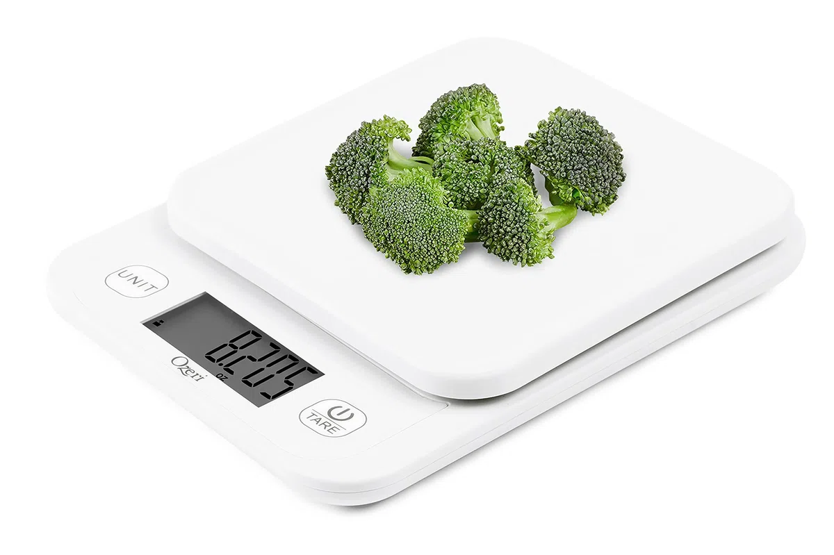 Ozeri Escala de jardín y cocina II, con tecnología de graduación variable 420 de 0.005 onzas