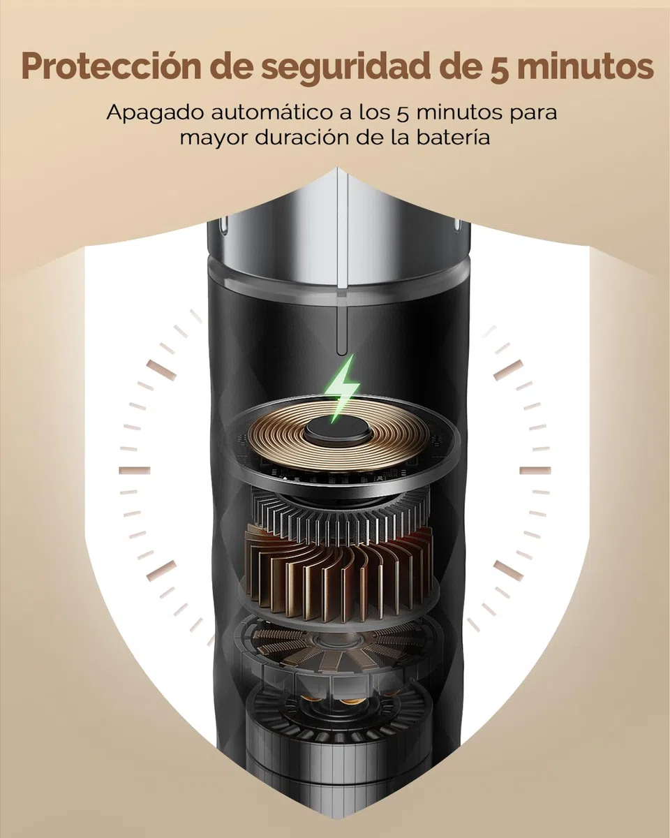 Maestri House Espumador de leche, Batidora con Control de Velocidad Continuo, Espumador Leche Recargable con Batidor y Soporte de Acero Inoxidable, Batidor Electrico te Matcha