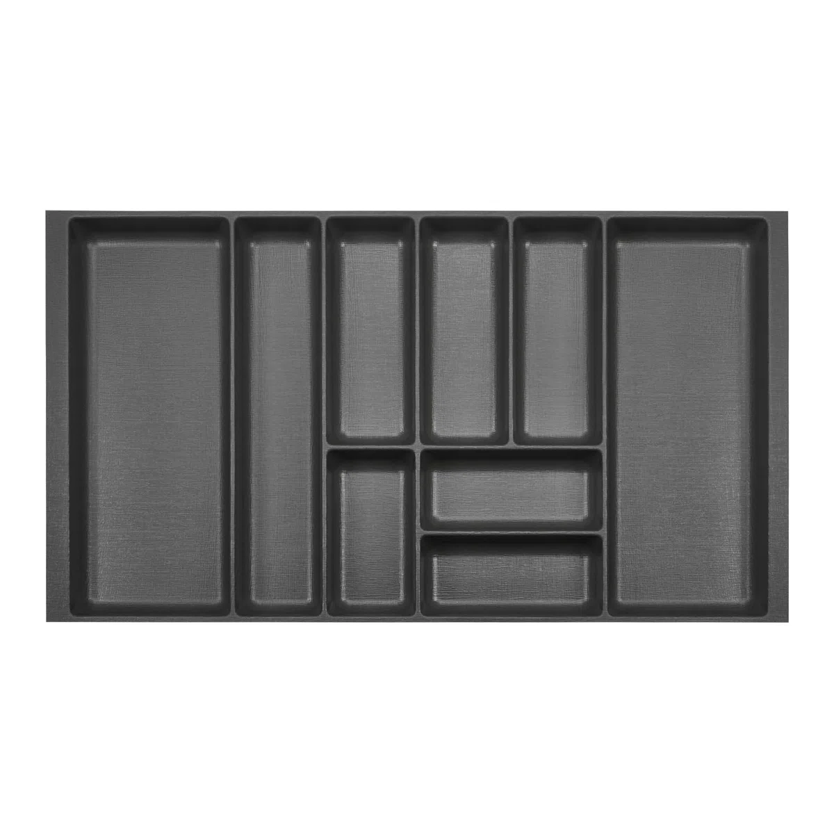 Orga-box 2 Cubertero fondo: 461 x ancho: 809 mm antracita con estructura de lona para cajón Nobilia de 90 cm hasta 07/2012 (¡MIRE POR FAVOR LAS DIMENSIONES DEL INTERIOR DE SU CAJÓN!)