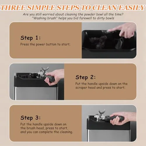 Caja automática de café expreso, eficiente limpiador de portafiltros para una rápida extracción de discos de café, ideal para barras de café domésticas y comerciales