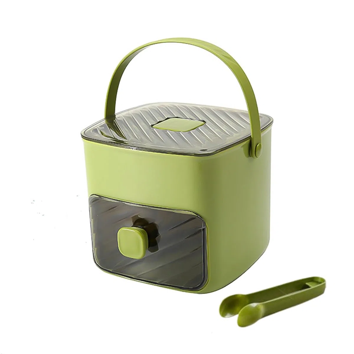 Pequeña máquina de cubitos de hielo, con 48 rejillas, molde para cubitos de hielo con cajón y recipiente de almacenamiento, cubitos de hielo con recipiente para cubitos de hielo, para Home
