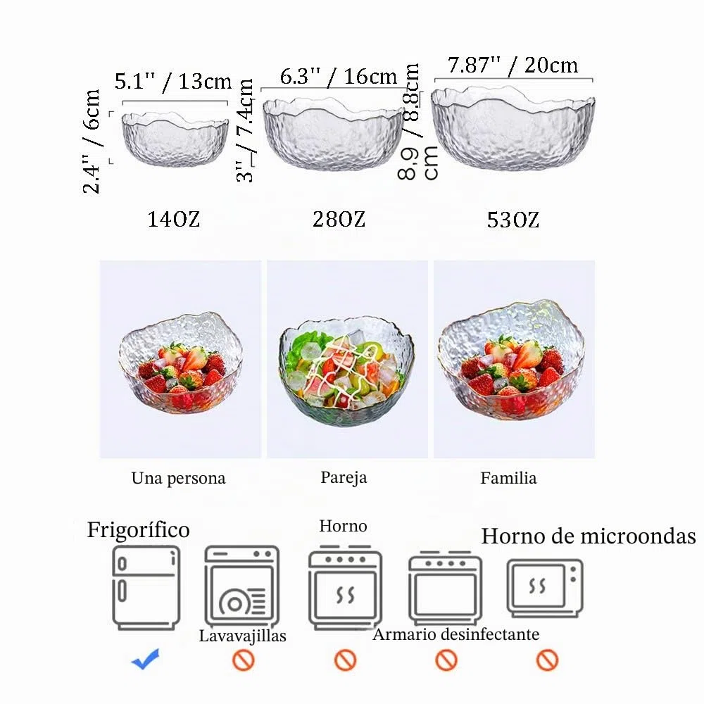Tazones De Vidrio Para Servir Juego De 3 Tazones De Ensalada Apilables De Color Gris Ahumado Tazón Profundo Para Sopa Sopa De Frutas Pasta Curry Palomitas De Maíz Cereal Traje Para Mezclar Comedor