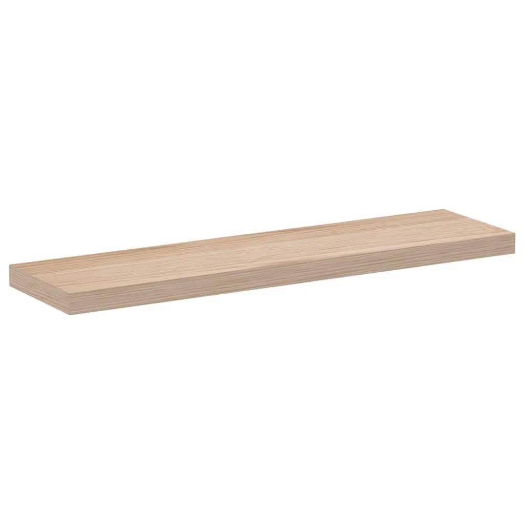 Estantería flotante de 90 x 23,5 x 4 cm, de madera con aspecto de roble, para salón, cocina, dormitorio, moderna estantería flotante con soporte invisible, soporta hasta 10 kg