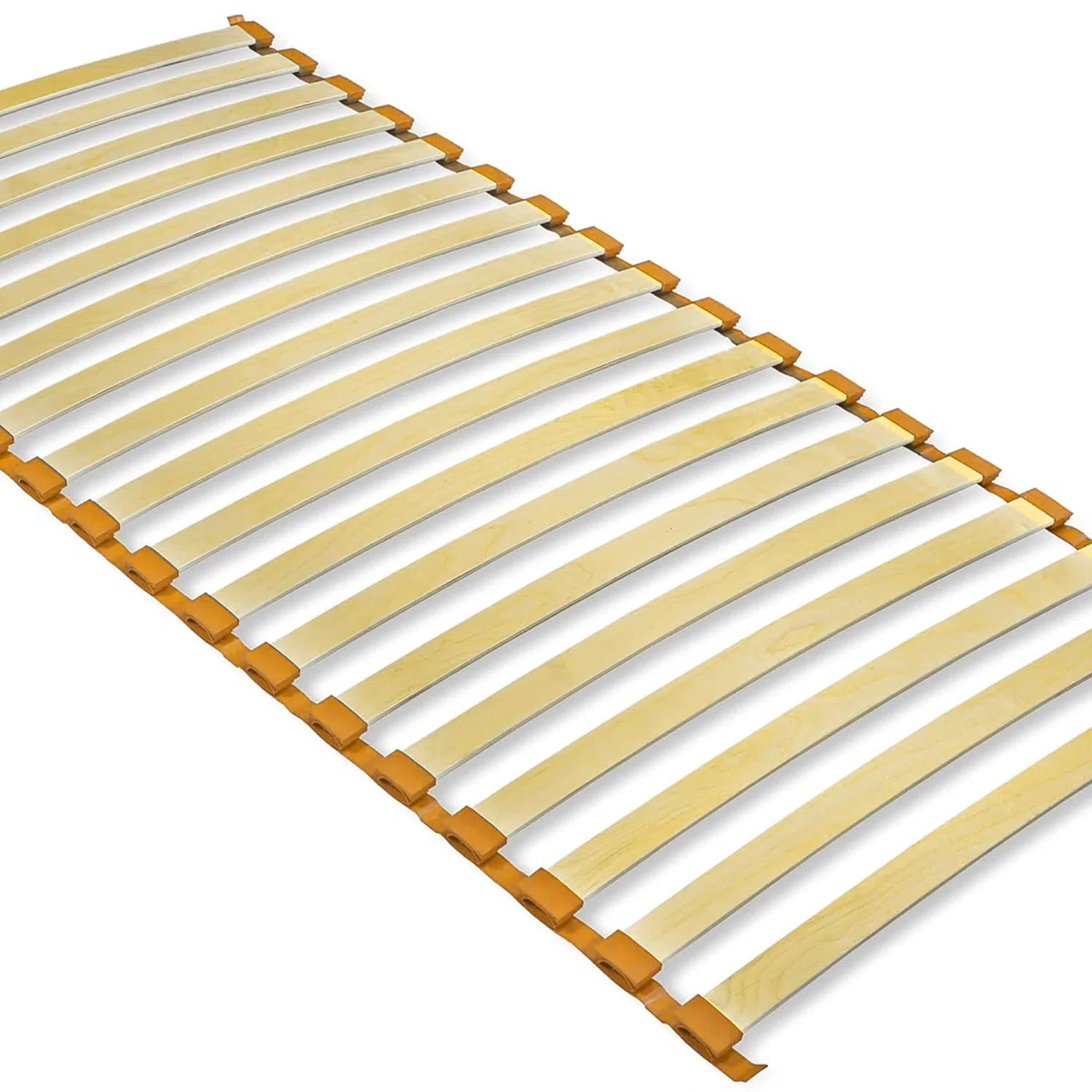 IPEA Rollo para somier de Cama de 200 cm, Fabricado en Italia, 2 Unidades, Tiras de Soporte de plástico para Lamas de la Cama, se Pueden acortar, 15 plazas para Las láminas, Base para Camas