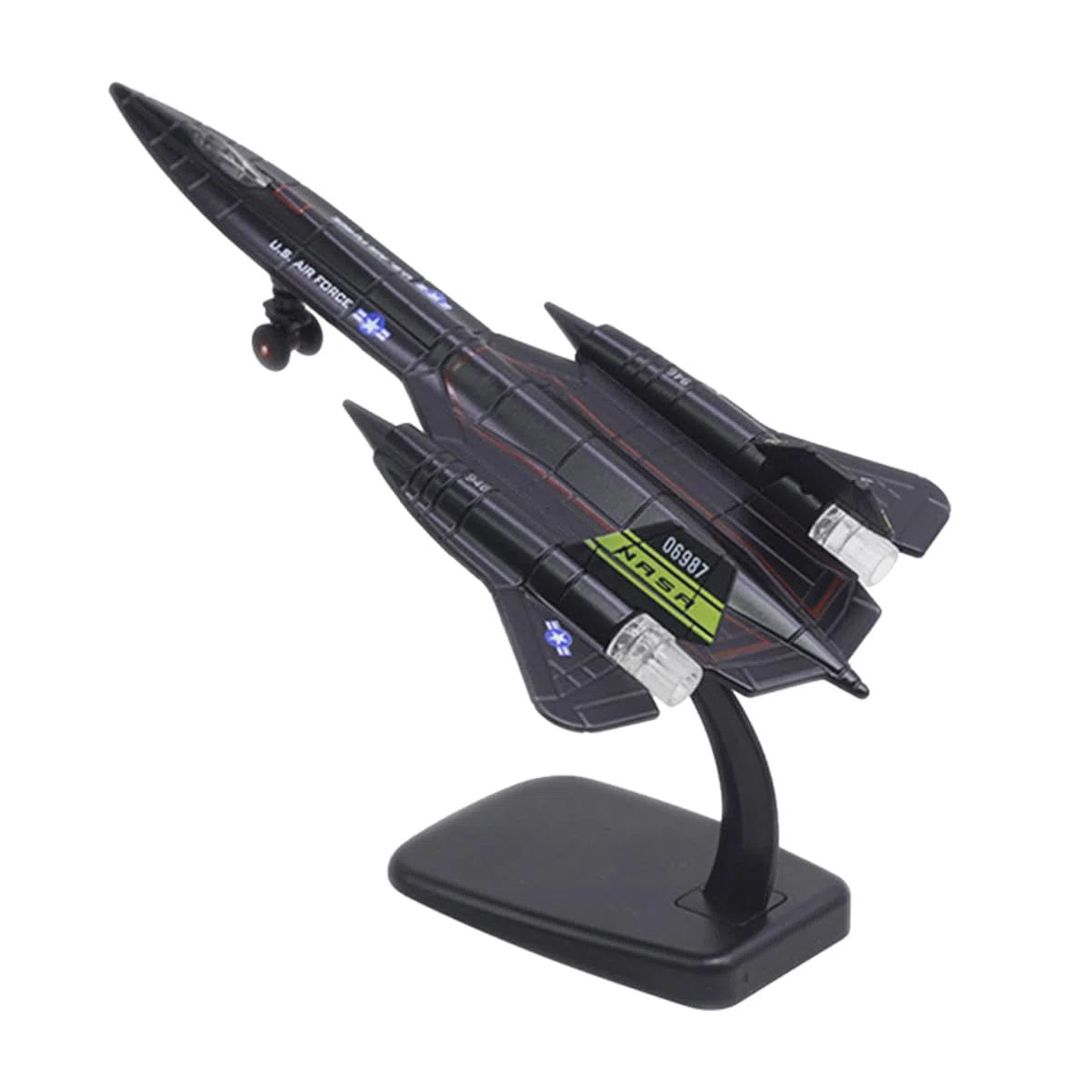 Doyomtoy Modelo de avión SR-71, Bombardero Estratégico Aleación, Combate, Regalos Coleccionables