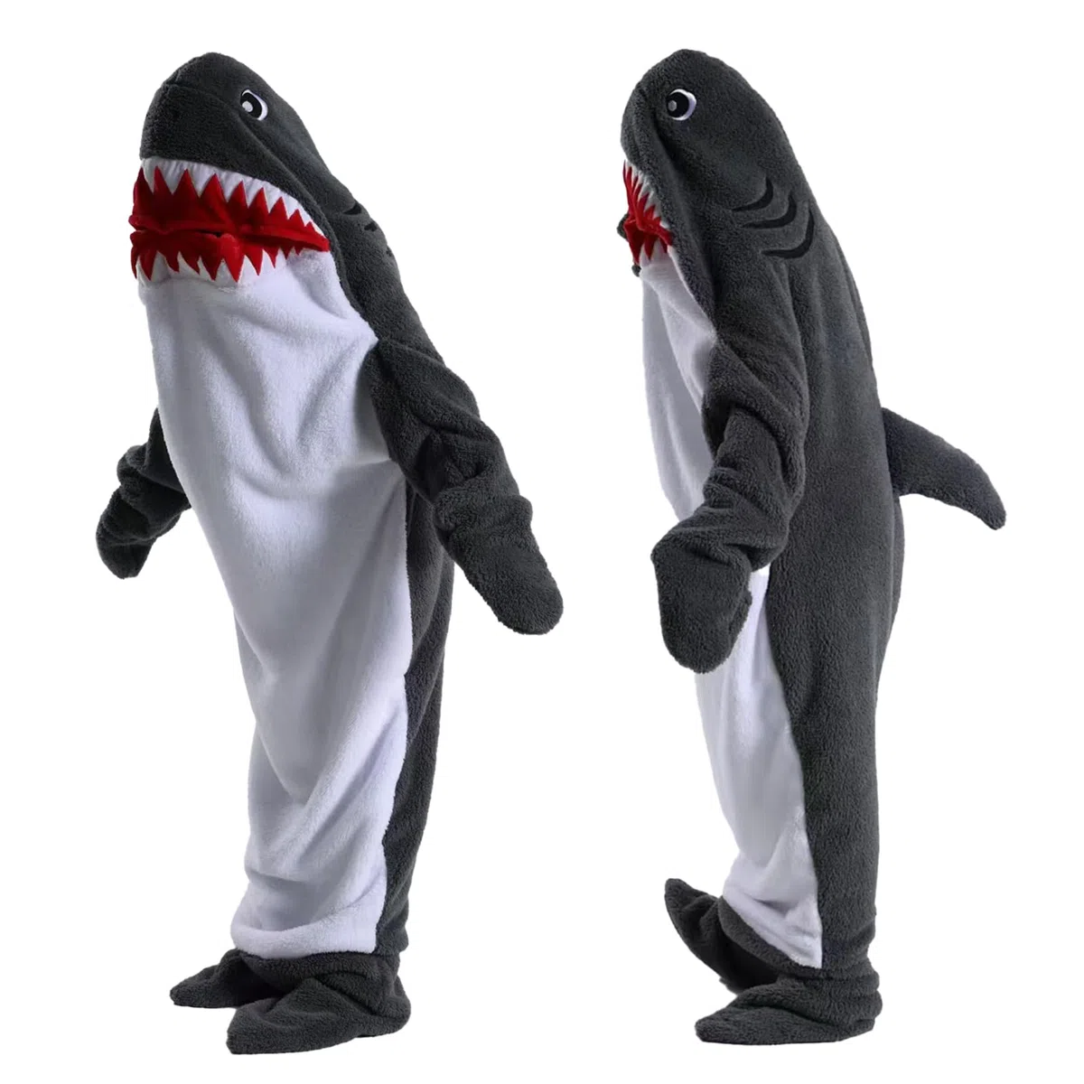 HULG Shark Blanket,Manta De Dormir De Tiburón,Manta De Tiburón Usable,Manta De Una Pieza De Tiburón, Cosplay, Halloween, Disfraces de Carnaval
